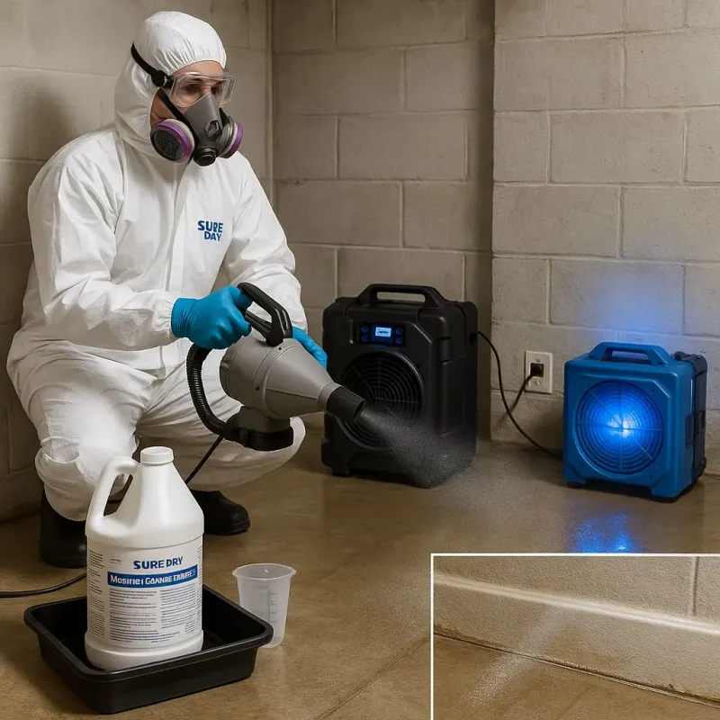 Sanitization and Odor Removal process in Deep River Center, CT