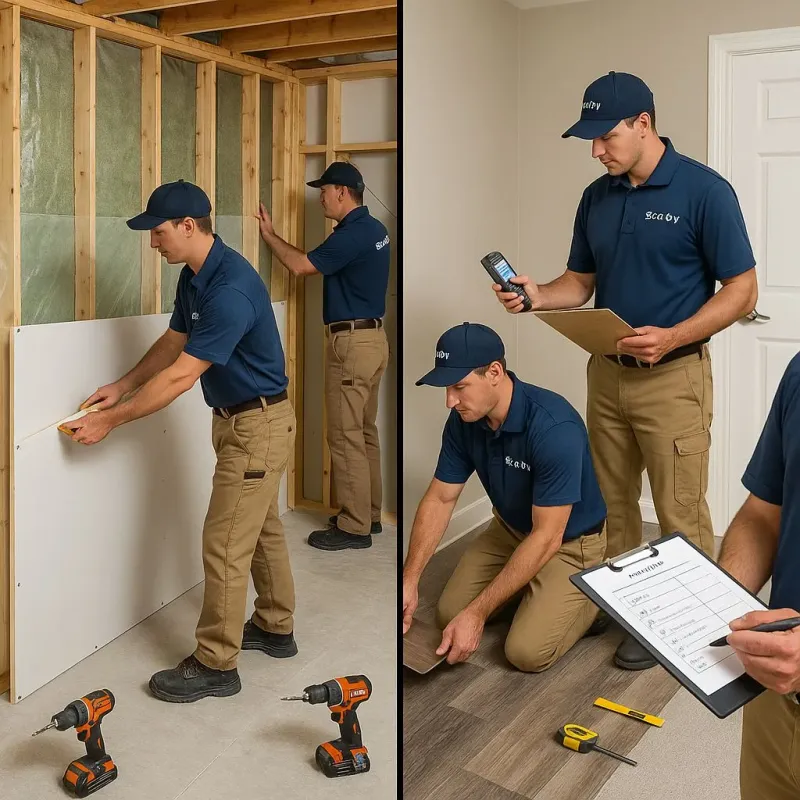 Repairs and Reconstruction process in Deep River Center, CT